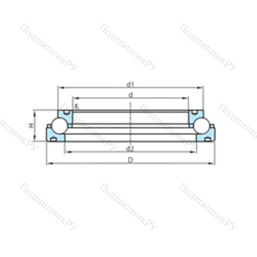 Подшипник шариковый радиально-упорный  212-306