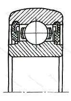 Модификация подшипника 580306С17 размер 30x72x19 от производителя  ГПЗ-8
