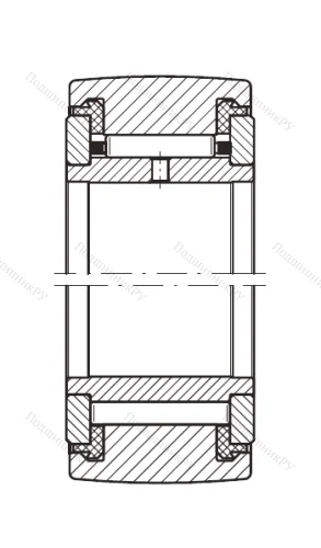 Игольчатый подшипник NATR 40 PP A от производителя  INA Игольчатый подшипник NATR 40 PP A от производителя  INA