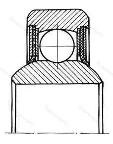 Подшипник  881068 размер 8x30x14