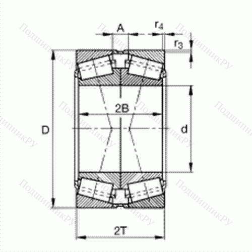 Подшипник роликовый конический 32032-X-N 11CA-A 280-330 от производителя  FAG Подшипник роликовый конический 32032-X-N 11CA-A 280-330 от производителя  FAG