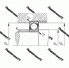 Подшипник 7204-B-TVP
